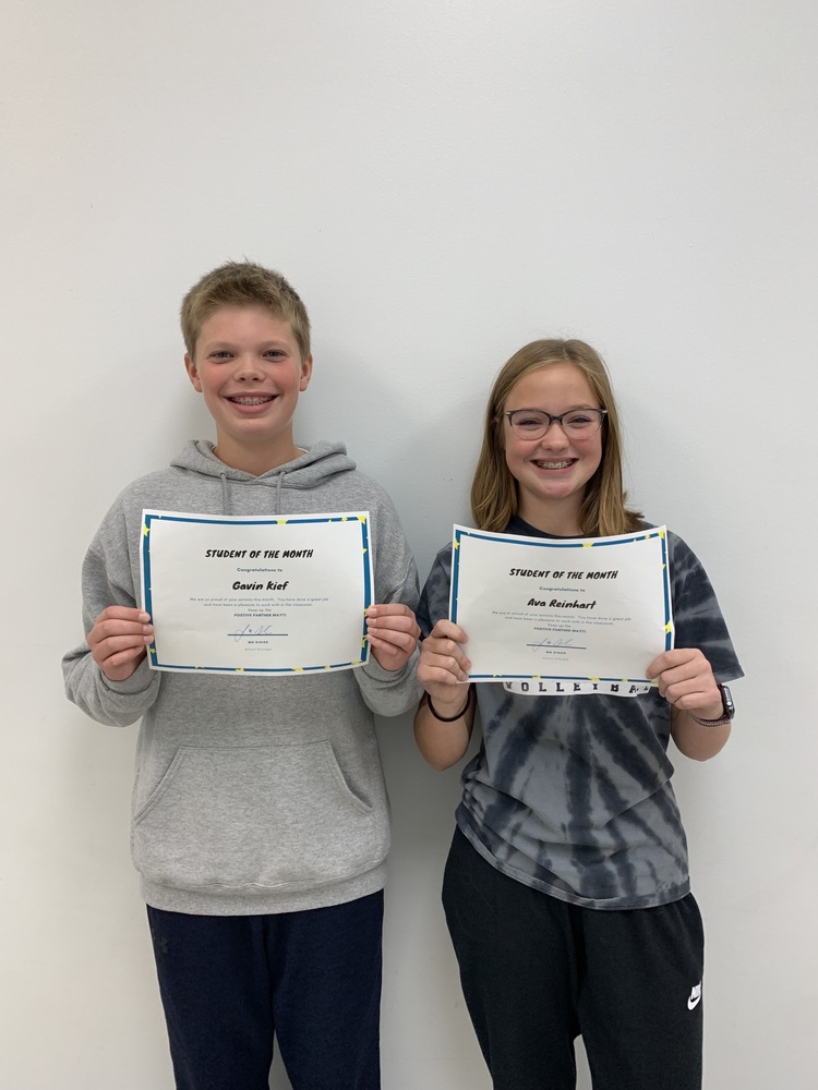 Students of the Month