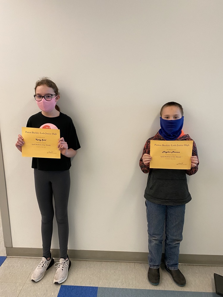 Students of the Month