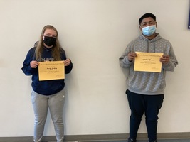 8th Grade February Students of the Month