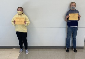 7th Grade October Students of the Month