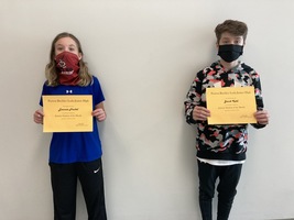 7th Grade January Students of the Month