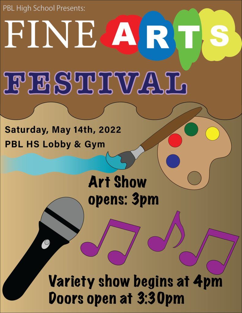 Fine Arts Festival Flyer