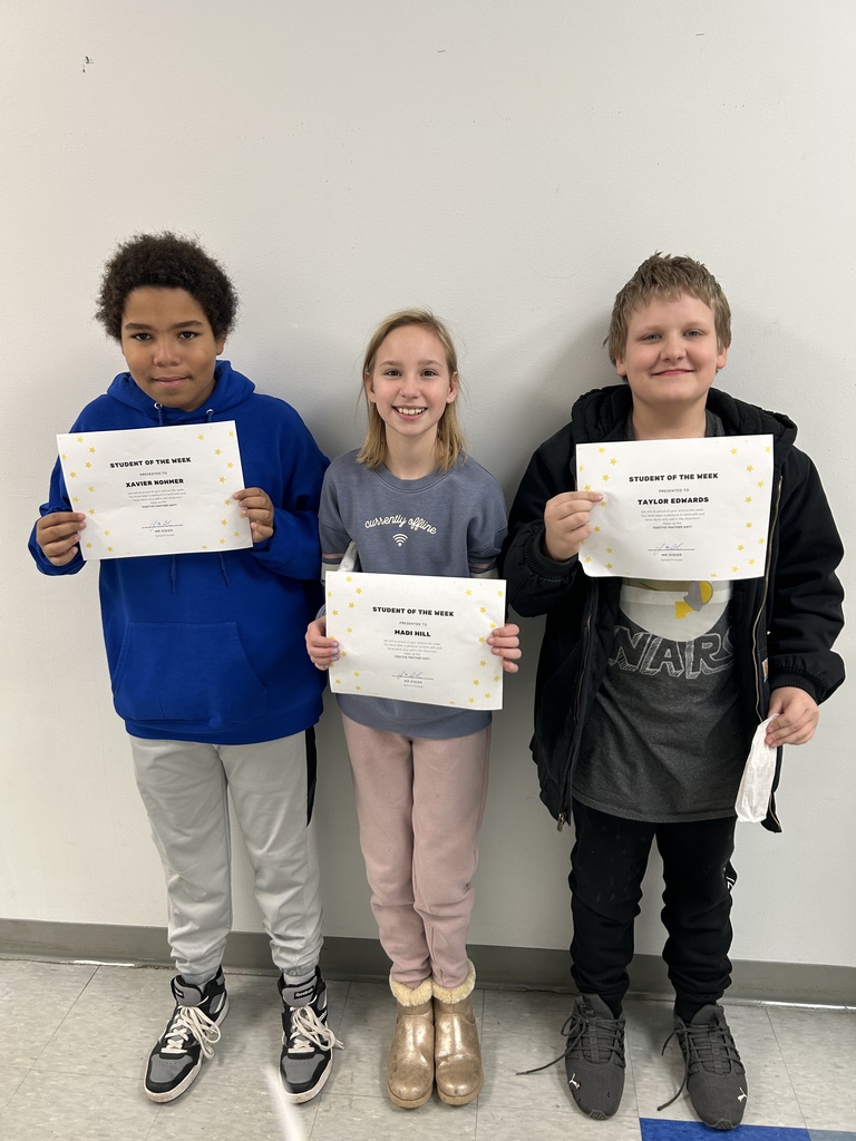 6th grade Students of the Week